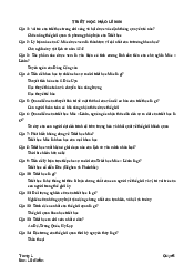 Câu hỏi tự luận - Triết học Mác-Lênin | Đại học Công nghiệp Thực phẩm Thành phố HCM