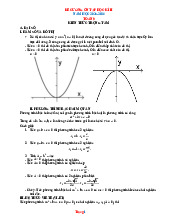 Đề Cương Ôn Tập Học Kỳ 2 Toán 9 Chân Trời Sáng Tạo 2025-2026