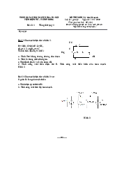 Đề thi giữa kỳ Lý thuyết mạch 1 | Đại học Bách Khoa Hà Nội