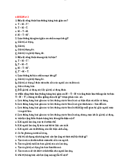 Câu hỏi  trắc nghiệm chương 3 học phần kinh tế chính trị