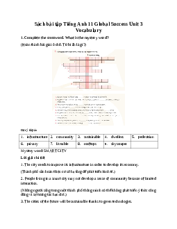 Giải Unit 3 Vocabulary | Sách bài tập Tiếng Anh 11 Global Success