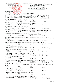Đề minh họa THPT Quốc gia năm 2023 môn Hóa học