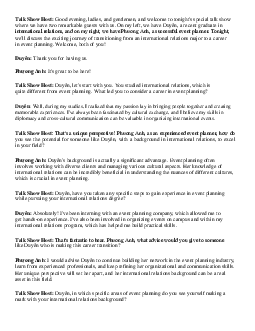 Dl speaking | Speaking and Listening | Đại học Khoa học Xã hội và Nhân văn, Đại học Quốc gia Thành phố HCM