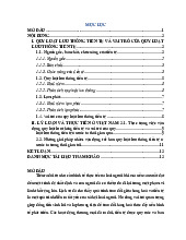 Quy luật lưu thông tiền tệ và thực tiễn kinh tế Việt Nam hiện nay | Môn Kinh tế chính trị - Trường Đại học Luật Hà Nội
