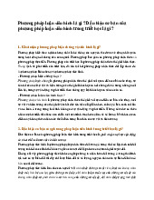 Phương pháp luận siêu hình là gì ? Dấu hiệu cơ bản của phương pháp luận siêu hình trong triết học là gì