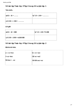 Vở bài tập Toán lớp 4 Bài 48: Em làm được những gì Chân trời sáng tạo