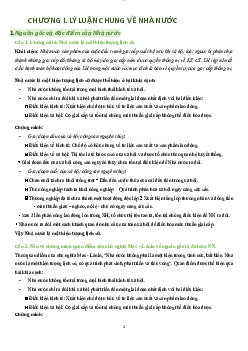 Đề cương ôn tập Pháp luật đại cương