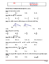 Bộ Đề Thi Toán 9 Học Kỳ 1 Năm Học 2025-2026 Có Đáp Án