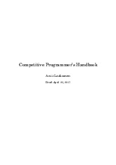 Competitive Programmers Handbook - Antti Laaksonen