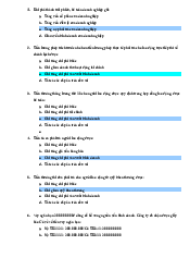 Top 70 câu trắc nghiệm có đáp án - Tài chính doanh nghiệp | Trường Đại học Tài chính - Kế toán