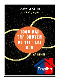 Top 1000 câu chuyên đề viết lại câu tiếng anh - Ngôn ngữ anh | Trường Đại học Thái Bình Dương