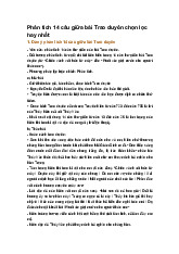 Phân tích 14 câu giữa bài Trao duyên chọn lọc hay nhất