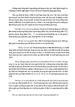 Chứng minh rằng một trong những nội dung cơ bản của Luật Ngân hàng là cơ chế pháp lý nhằm ngăn ngừa và hạn chế rủi ro trong hoạt động ngân hàng