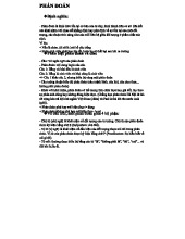 PHÁN ĐOÁN Môn Logic Học Đại Cương: Khái Niệm và Phân Loại