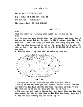 Bài tập tham khảo | Bản đồ đại cương | Trường Đại học Khoa học Tự nhiên, Đại học Quốc gia Hà Nội