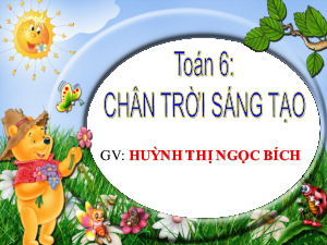 Chương 6, BÀI 4 - TỈ SỐ VÀ TỈ SỐ PHẦN TRĂM | Bài giảng PowerPoint Toán 6 | Chân trời sáng tạo