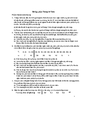 Ngân hàng bài tập phần Thống kế toán | Đề cương ôn tập môn Xác suất thống kê | Học viện Ngân hàng