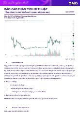 Báo cáo phân tích kĩ thuật cổ phiếu KBC | Môn Thị trường chứng khoán - Đại học Công Đoàn