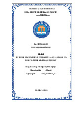 Tư tưởng Hồ Chí Minh về con người và sự vận dụng của Đảng ta trong giai đoạn hiện nay | Bài thảo luận tư tưởng Hồ Chí Minh