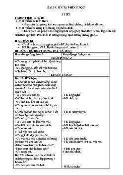 Bài 19 Giáo án buổi 2 Toán 1 | Kết nối tri thức với cuộc sống (HK1)