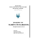 Tài liệu học tập nghiên cứu marketing | Đại học Kinh tế Kỹ thuật Công nghiệp