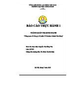 BÁO CÁO THỰC HÀNH 1: PT DAEHAN GLOBAL YÊN DŨNG - QT29C