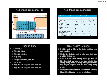 Chương 16: Nhóm IIB | Bài giảng môn Hóa vôn cơ | Đại học Bách khoa hà nội