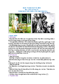 Giáo án Ngữ văn 7 Bài 8: Nghị luận xã hội sách Cánh diều