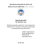Phân tích quan điểm của triết học Mác – Lênin về mối quan hệ biện chứng giữa vật chất và ý thức. Liên hệ và đánh giá việc giải quyết mối quan hệ này trong thực tiễn đời sống sinh viên hiện nay | Bài tập lớn môn triết học mác - lênin
