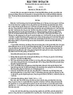 Bài thu hoạch quốc phòng an ninh
