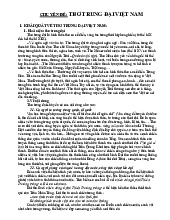 CHUYÊN ĐỀ: THƠ TRUNG ĐẠI VIỆT NAM VÀ CÁC TÁC GIẢ NỔI BẬT