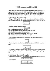 Khối Lượng Riêng Không Khí - Tài liệu tổng hợp
