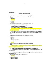 Ngân hàng câu hỏi trắc nghiệm ôn tập môn Kinh tế học vĩ mô| Trường Đại học Kinh doanh và Công nghệ Hà Nội