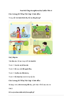 Soạn bài Công cha nghĩa mẹ (trang 112)Tiếng việt 2 Sách Cánh diều