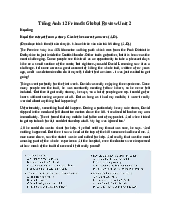 Giải SGK Tiếng Anh 12 Friends Global Review Unit 2