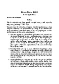 Bài tập ôn tập lý thuyết - Lịch Sử Đảng Cộng Sản Việt Nam | Đại học Tôn Đức Thắng