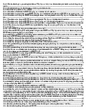 Ôn tập Lý thuyết và Bài tập Môn Kinh tế học biến đổi khí hậu | Đại học Kinh Tế Quốc Dân