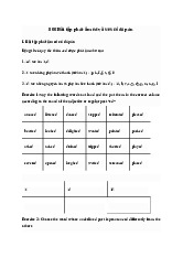 500 Bài tập phát âm ed và s/es có đáp án | Tiếng Anh 9