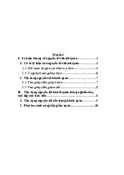 Lý luận chung về nguyên tắc khách quan - Triết học Mác Lenin| Đại học Kinh Tế Quốc Dân