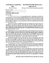 Đề thi thử tốt nghiệp THPT 2025 môn Ngữ văn bám sát đề minh họa - Đề 17