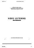 News Listening - Tiếng Anh ngoại giao | Học viện Ngoại giao Việt Nam