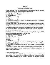 Bài tập nguyên lý quản trị kinh doanh | Trường Đại học Luật, Đại học Quốc gia Hà Nội