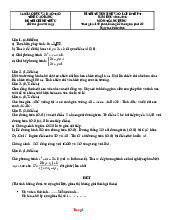 Đề Tuyển Sinh 10 Môn Toán Sở GD Cao Bằng 2025-2026 Có Đáp Án