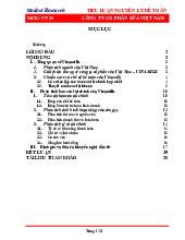 Tiểu luận nguyên lý kế toán công ty cổ phần sữa Việt Nam | Đại học Quy Nhơn