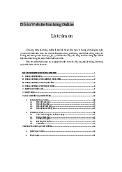 Đồ án Website bán hàng Online Cơ Sở Lập Trình | Đại học Văn Lang