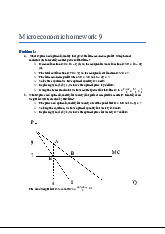 Microeconomic Homework 9 Analysis and Solutions | Microeconomics | Trường Đại học Quốc tế, Đại học Quốc gia Thành phố Hồ Chí Minh