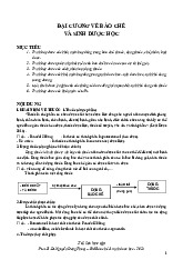 Tổng quan môn Bào chế và Sinh dược học | Đại học Y khoa Phạm Ngọc Thạch