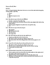 Ôn tập - Chương 1 đến chương 5 môn An toàn kỹ thuật | Trường Đại học Duy Tân