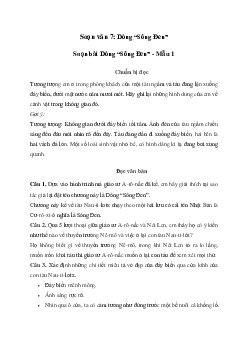 Dòng “Sông Đen” | Soạn văn 7 Chân trời sáng tạo