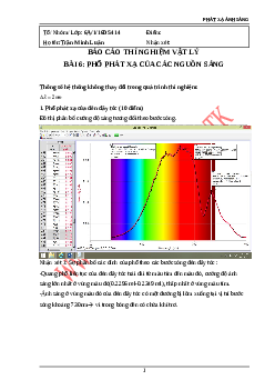 Ứng dụng phổ phát xạ các nguồn sáng | Vật lý 12